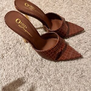 New Brown Mules